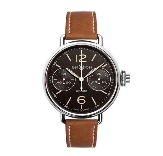 BELL & ROSS BRWW1-MONO-HER/SCA CHRONOGRAPH MONOPOUSSOIR HERITAGE