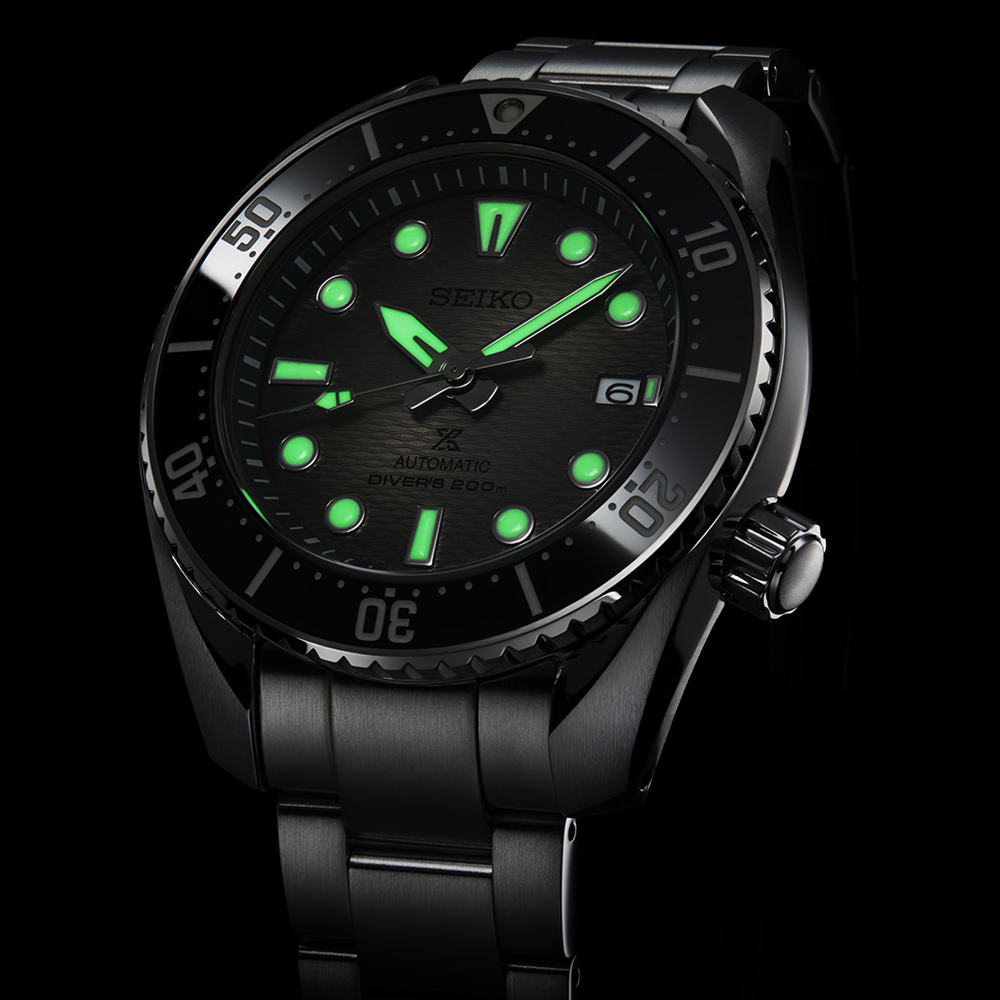 SEIKO PROSPEX BLACK SERIES "NIGHT VISION" SUMO LIMITED EDITION - SPB433J1