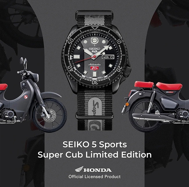 SEIKO 5 Sports Honda Super Cub Limited Edition - SRPJ75K1