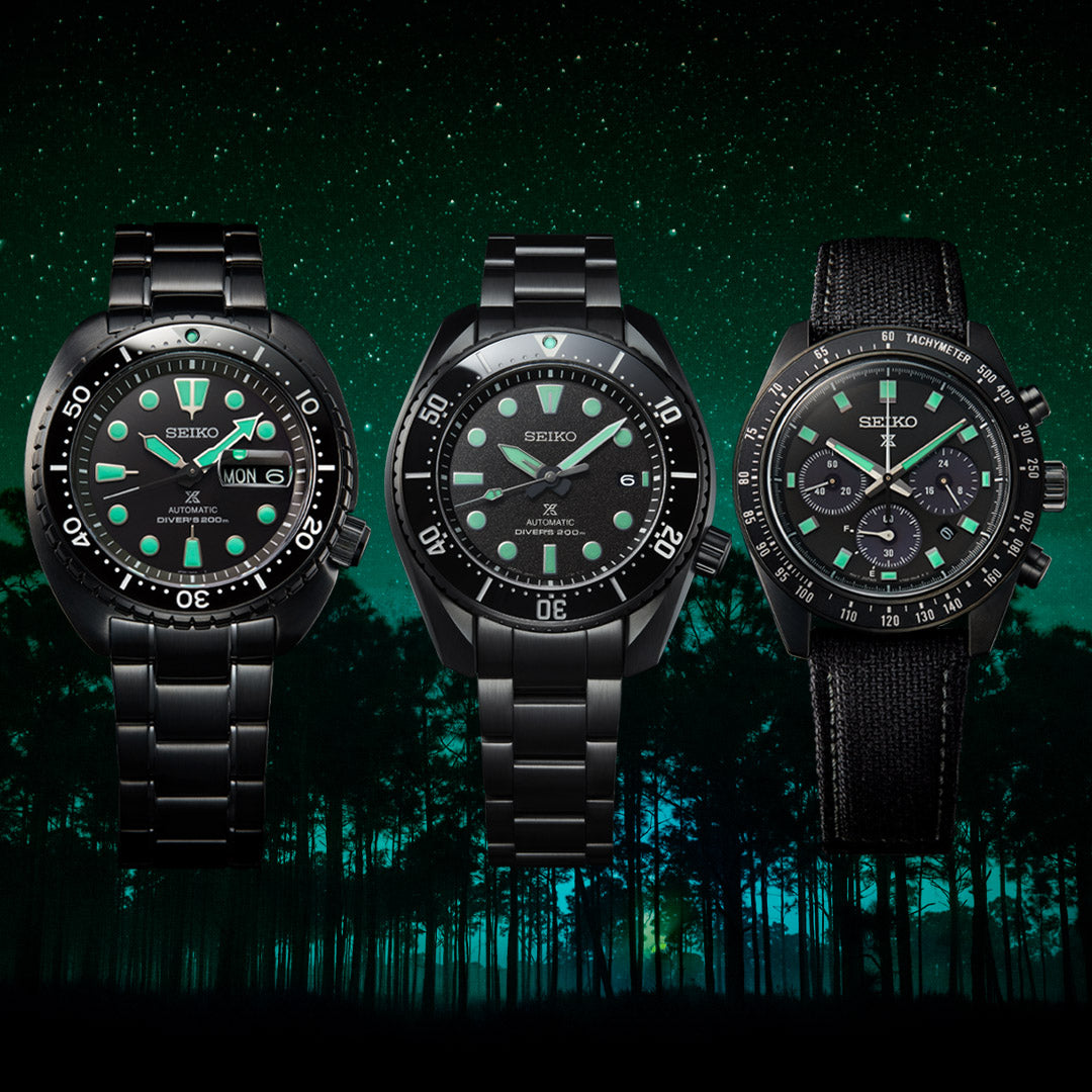 SEIKO PROSPEX BLACK SERIES "NIGHT VISION" SUMO LIMITED EDITION - SPB433J1