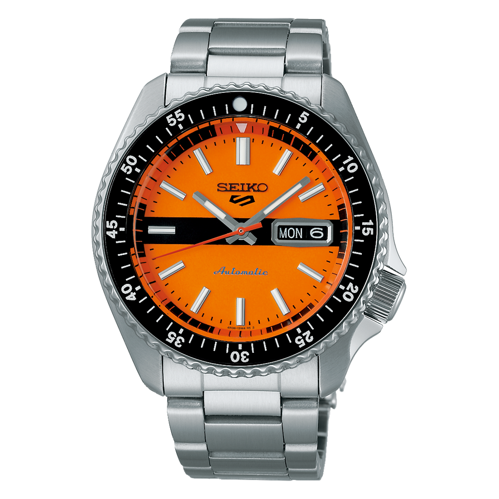 SEIKO 5 SPORTS SRPK11K1 SPECIAL EDITION THE ‘NEW DOUBLE HURRICANE’ RETRO COLOUR