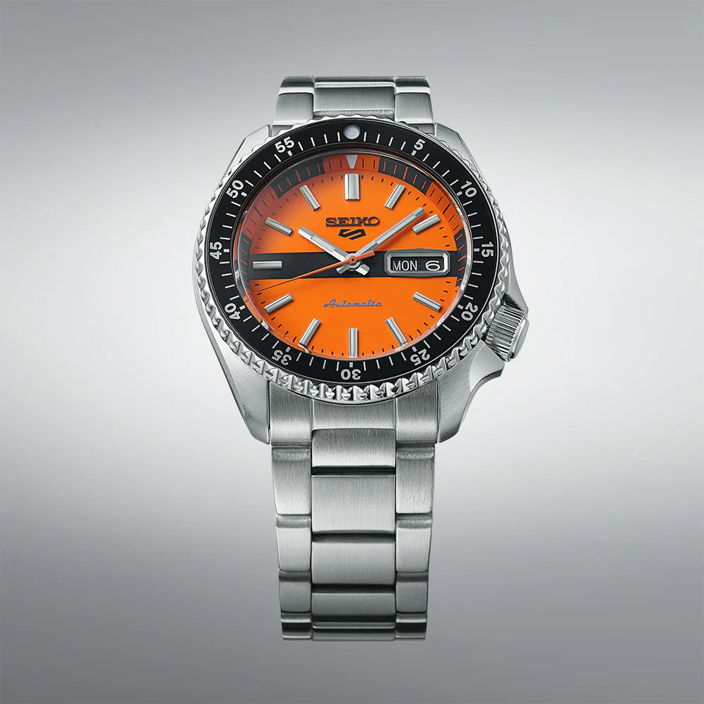 SEIKO 5 SPORTS SRPK11K1 SPECIAL EDITION THE ‘NEW DOUBLE HURRICANE’ RETRO COLOUR