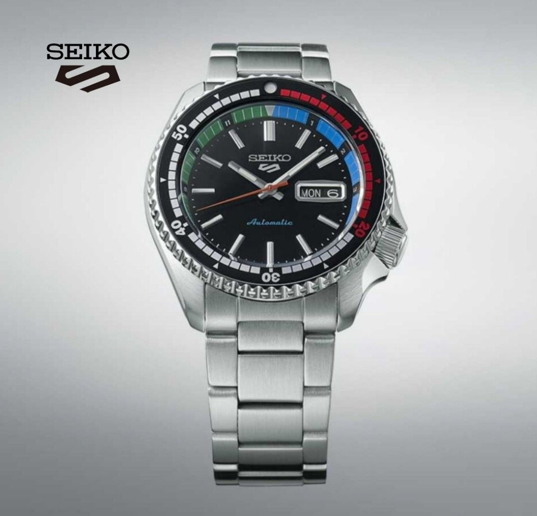 SEIKO 5 SPORTS SRPK13K1 SPECIAL EDITION THE ‘NEW REGATTA TIMER’ RETRO COLOUR