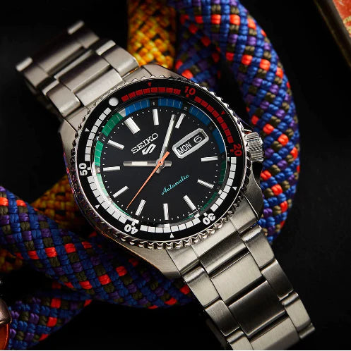 SEIKO 5 SPORTS SRPK13K1 SPECIAL EDITION THE ‘NEW REGATTA TIMER’ RETRO COLOUR