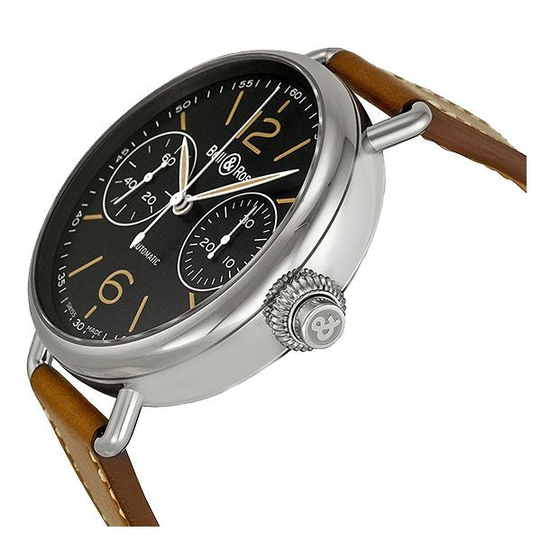BELL & ROSS BRWW1-MONO-HER/SCA CHRONOGRAPH MONOPOUSSOIR HERITAGE