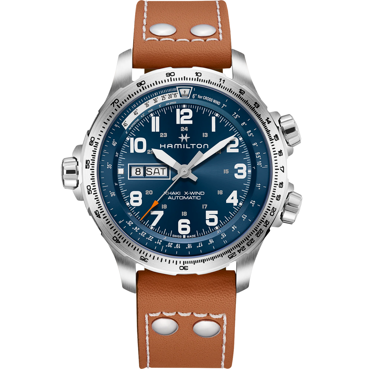 HAMILTON KHAKI AVIATION X-WIND DAY DATE AUTOMATIC MEN’S 45MM H77765541