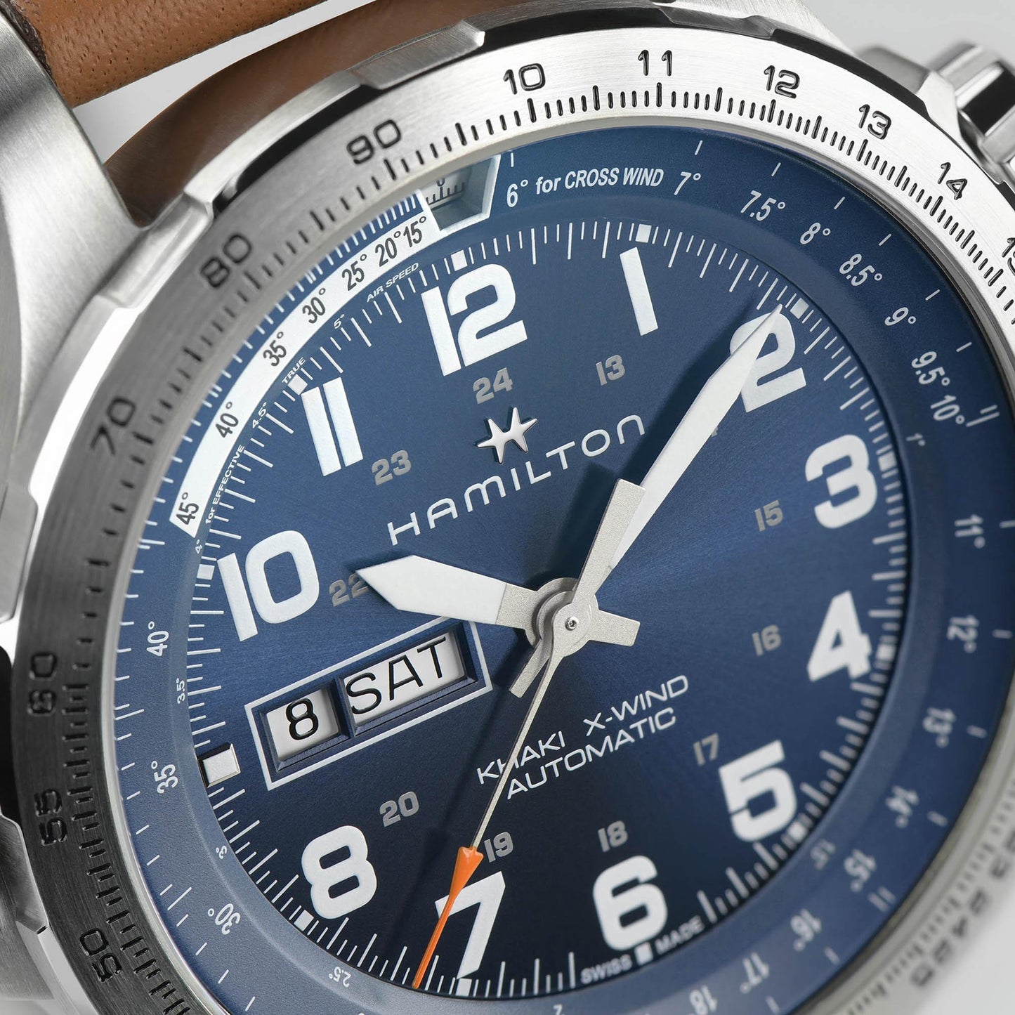 HAMILTON KHAKI AVIATION X-WIND DAY DATE AUTOMATIC MEN’S 45MM H77765541