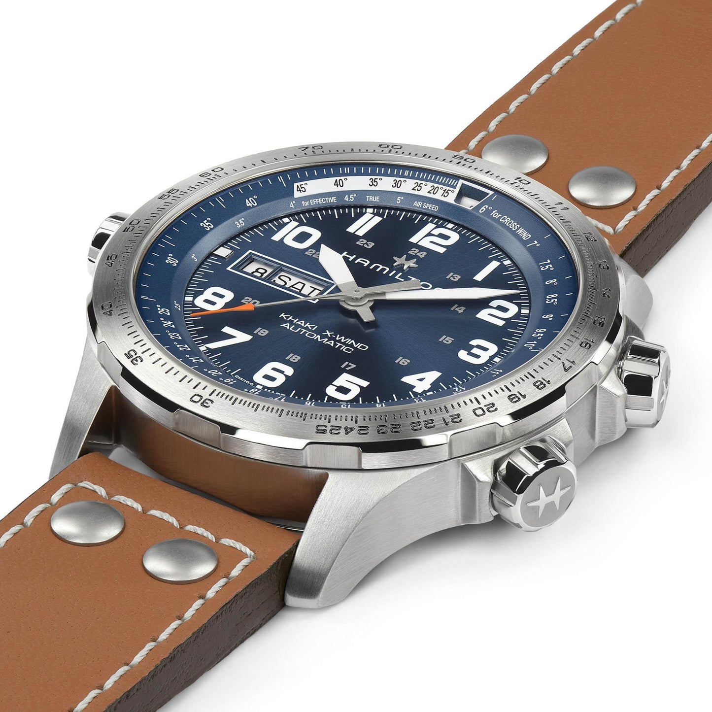 HAMILTON KHAKI AVIATION X-WIND DAY DATE AUTOMATIC MEN’S 45MM H77765541