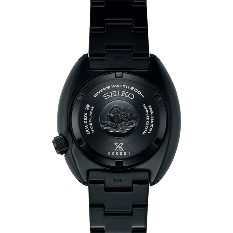 SEIKO PROSPEX BLACK SERIES "NIGHT VISION" TURTLE - SRPK43K1