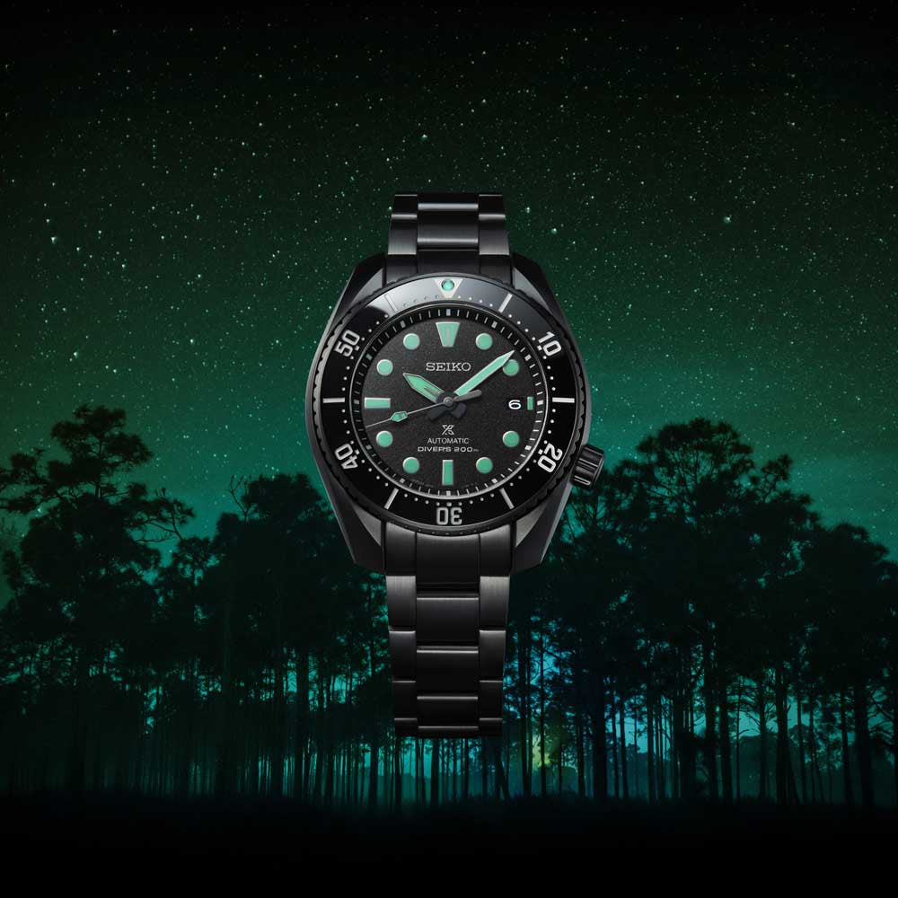 SEIKO PROSPEX BLACK SERIES "NIGHT VISION" SUMO LIMITED EDITION - SPB433J1