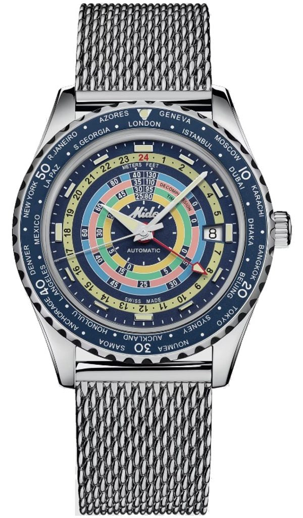 MIDO OCEAN STAR DECOMPRESSION WORLDTIMER SPECIAL EDITION - M026.829.17.041.00