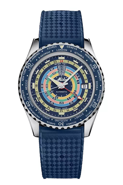 MIDO OCEAN STAR DECOMPRESSION WORLDTIMER SPECIAL EDITION - M026.829.17.041.00