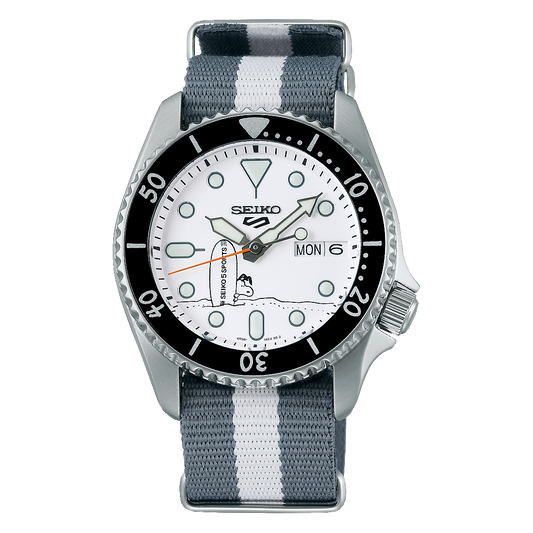Seiko 5 Sports 55th anniversary PEANUTS SRPK25 Limited edition of 8,900 pieces
