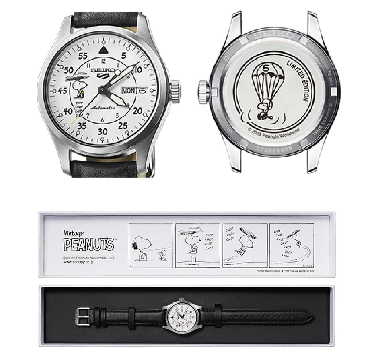 Seiko 5 Sports 55th anniversary PEANUTS SRKP27 Limited edition of 6,500 pieces