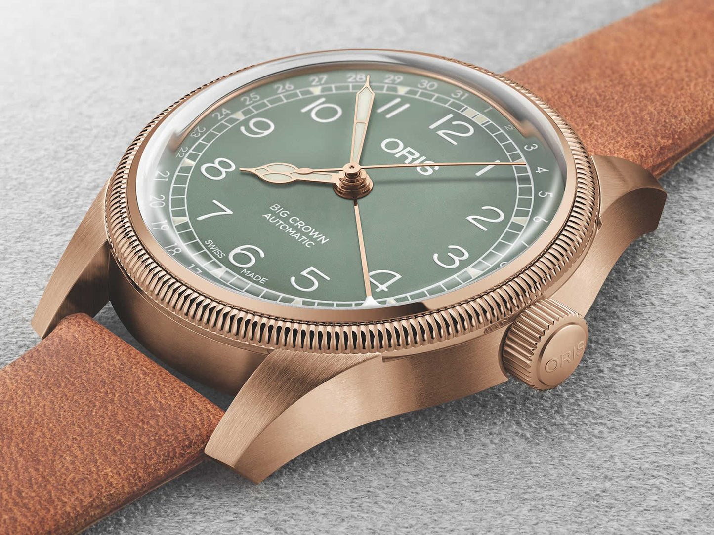 ORIS BIG CROWN BRONZE POINTER DATE 01 754 7749 3167-07 5 17 66BR