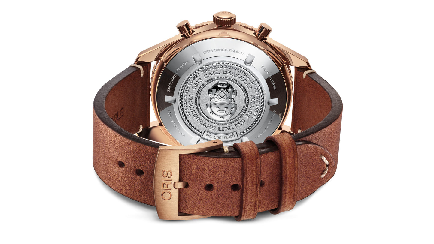 ORIS CARL BRASHEAR CHRONOGRAPH LIMITED EDITION 01 771 7744 3185-Set LS