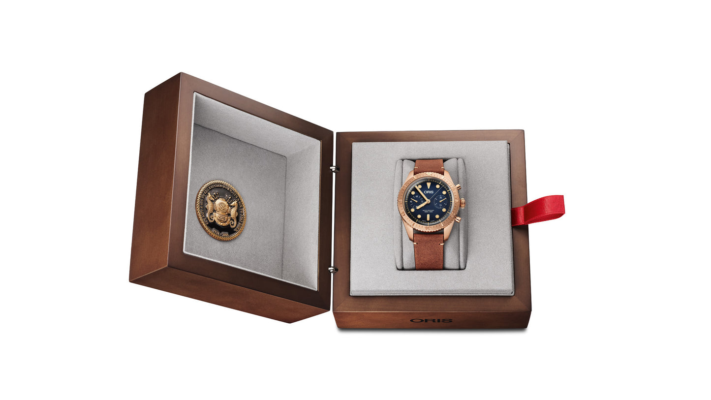 ORIS CARL BRASHEAR CHRONOGRAPH LIMITED EDITION 01 771 7744 3185-Set LS