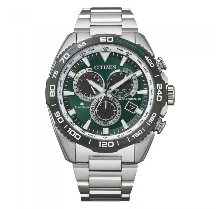 CITIZEN PROMASTER Eco-Drive Global Radio-Controlled CB5034-91W