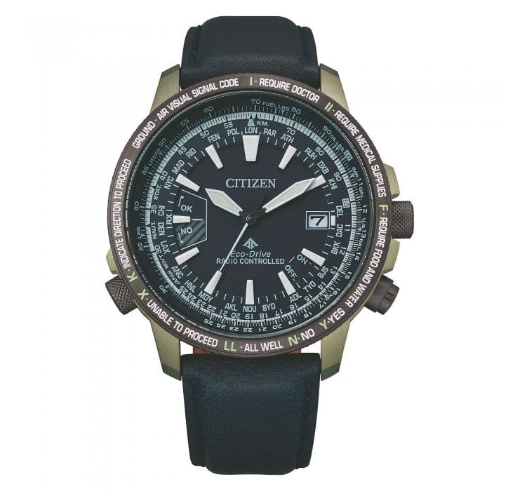 Citizen Promaster CB0204-14L Eco-Drive Direct Flight Atomic Titanium Men's Watch