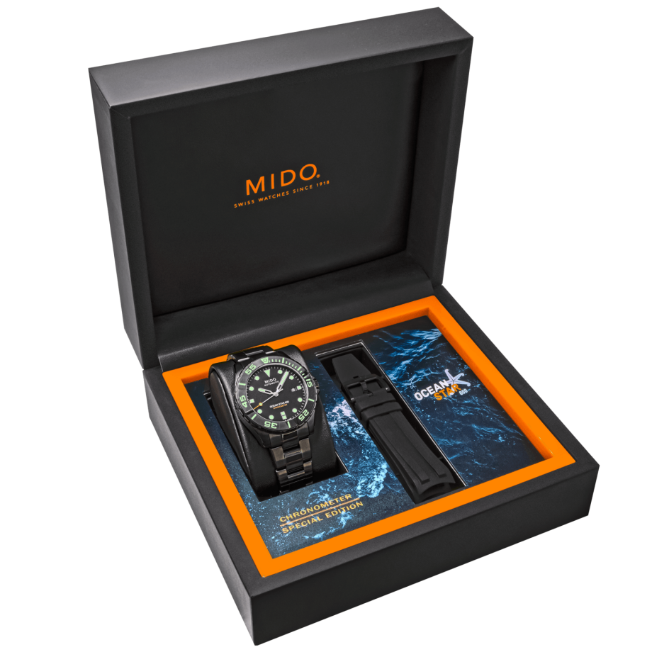 MIDO OCEAN STAR 600 CHRONOMETER SPECIAL EDITION (1 EXTRA STRAP) - M026.608.33.051.00
