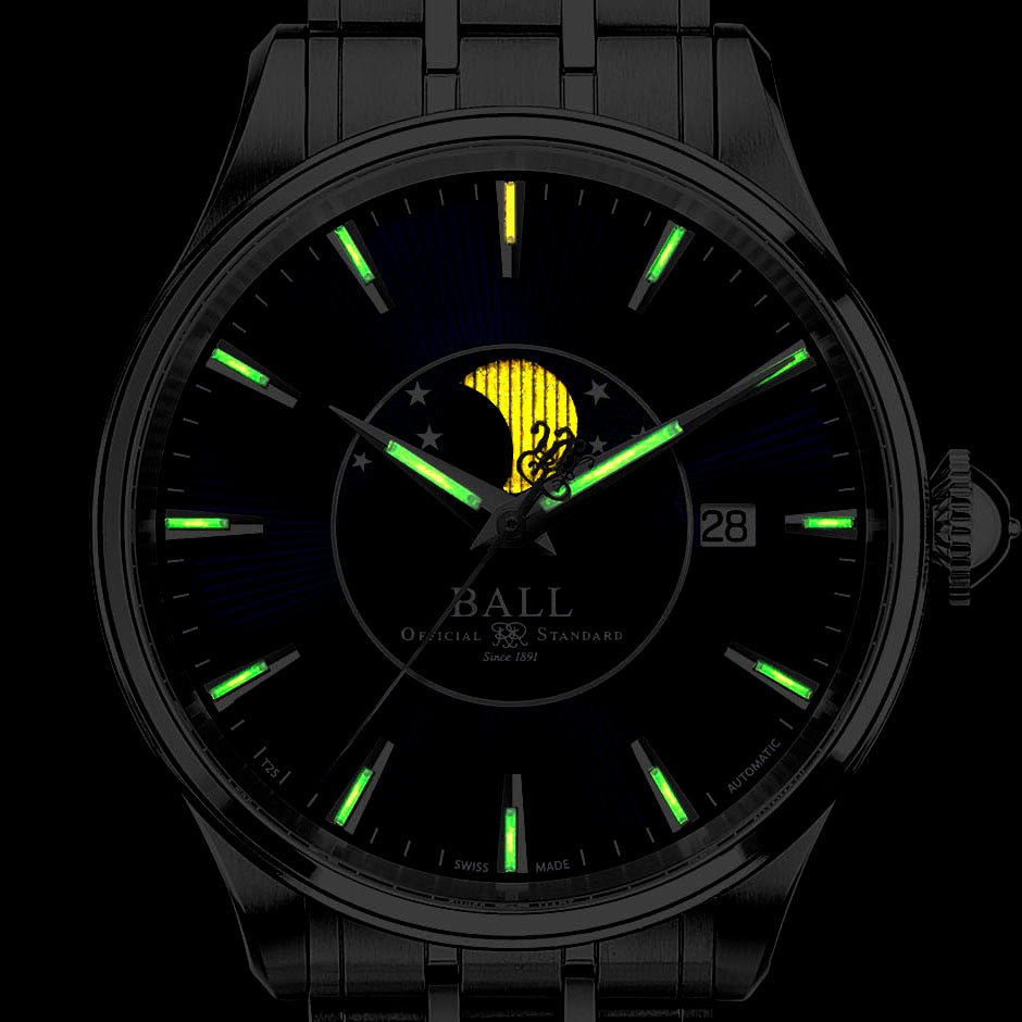 BALL TRAINMASTER MOON PHASE NM3082D-SJ-BE