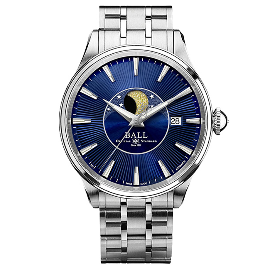BALL TRAINMASTER MOON PHASE NM3082D-SJ-BE