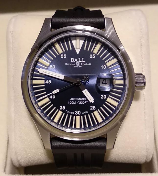 BALL Fireman Night Train III Blue 43mm NM1092C-P5-BE2