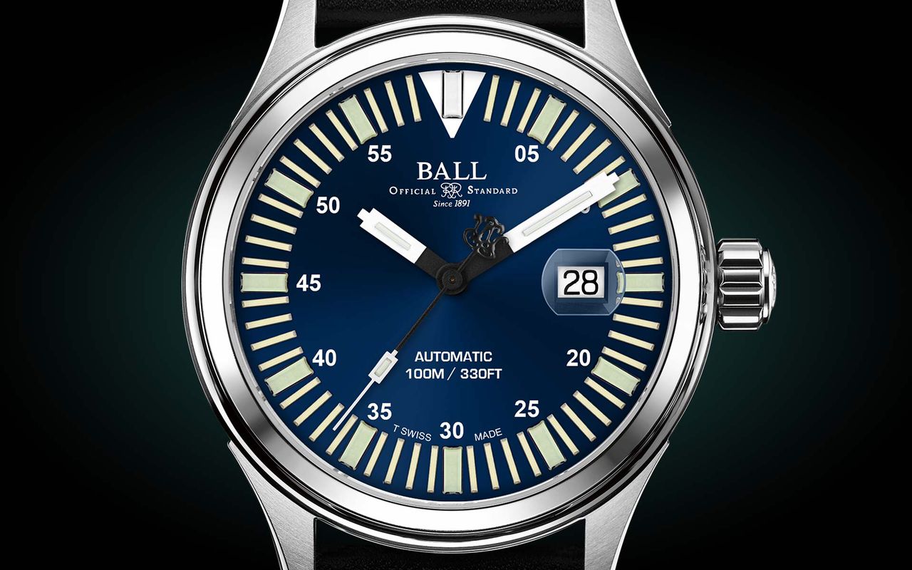 BALL Fireman Night Train III Blue 43mm NM1092C-P5-BE2