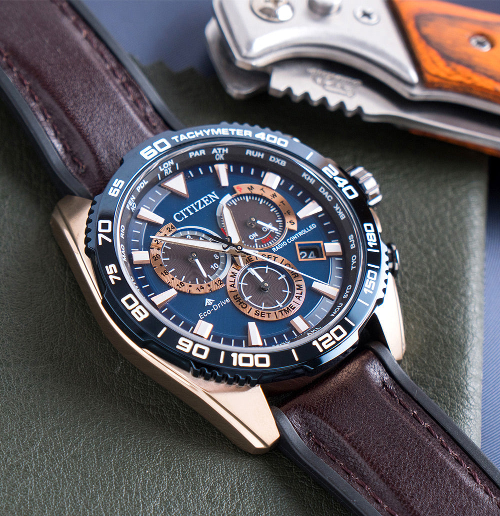 CITIZEN PROMASTER Eco-Drive Global Radio-Controlled CB5039-11L