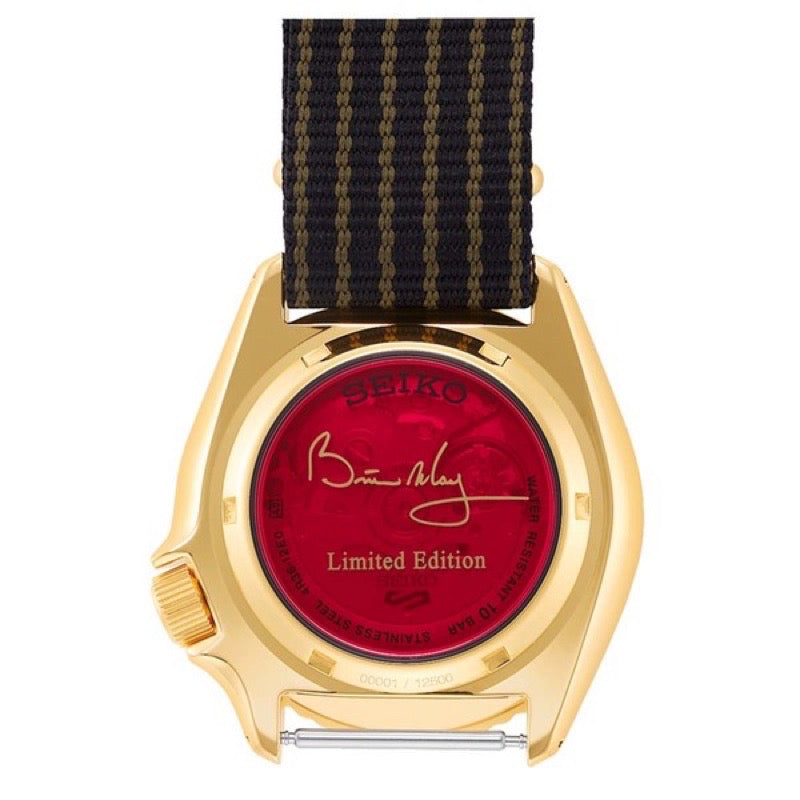 SEIKO 5 SportS SRPH80K1 BRIAN MAY LIMITED EDITION “Red Special” Automatic Men’s Watch