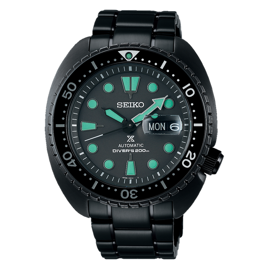 SEIKO PROSPEX BLACK SERIES "NIGHT VISION" TURTLE - SRPK43K1