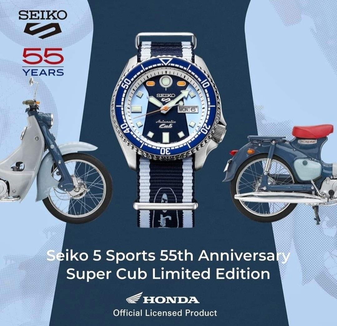 SEIKO 5 Sports Honda Super Cub Limited Edition - SRPK37K1