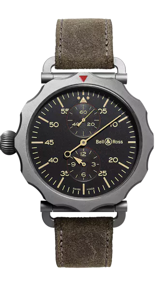 BELL & ROSS VINTAGE BRWW2-REG-HER/SCA REGULATEUR HERITAGE