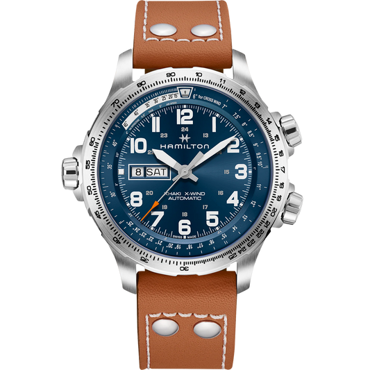 HAMILTON KHAKI  AVIATION X-WIND DAY DATE AUTOMATIC MEN’S 45MM H77765541