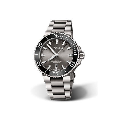 ORIS AQUIRS DATE TITANIUM 01 733 7730 7153-07 8 24 15PEB  43.5mm