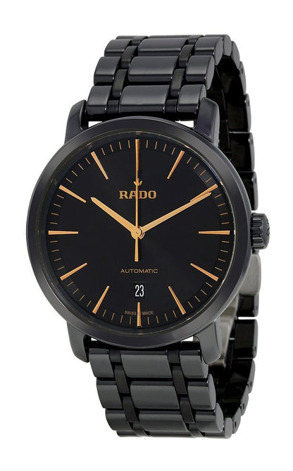 RADO Diamaster Automatic Black Dial Ceramic Men's Watch
R14073162