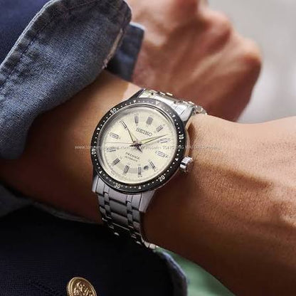 SEIKO PRESAGE Style60’s
Seiko Chronograph 60th Anniversary Limited Edition
Limited edition of 5,000 pieces
SRPK61J1