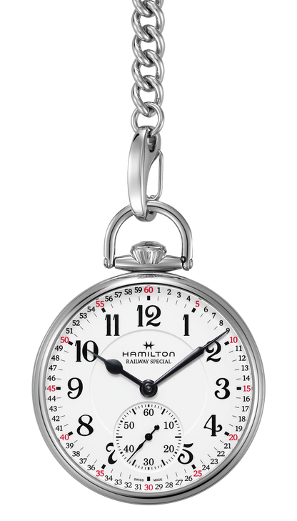 Hamilton American Classic
RailRoad Pocket Watch | Limited Edition
Mechanical | 50mm | H40819110
