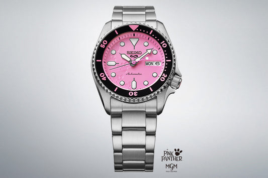 SEIKO 5 Sports Pink panther Limited Edition of 9999 pieces 
SRPM07K1