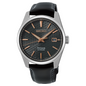 Seiko Presage Sharp Edged Series Leather Strap Automatic Men's Watch SPB231J1