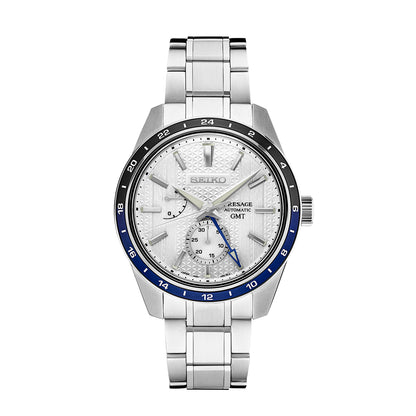 Seiko Presage SPB269J1 Sharp Edged Series with GMT Zero Halliburton Limited Edition
