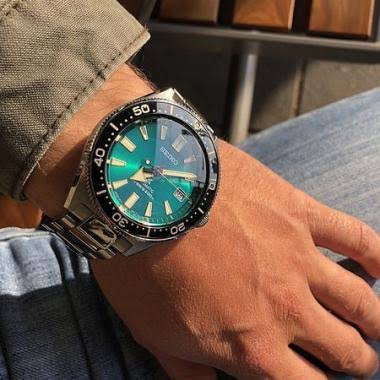 Seiko Limited Edition Emerald Green 62MAS Prospex Diver's Men's Watch SPB081J1