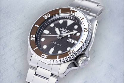 Seiko 5 Sport 2025 Thong Sia Exclusive 1000pcs Limited Edition "Winter Snow Brown Dial" SRPM13K1