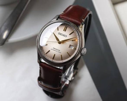 SEIKO PRESAGE Classic Series Upcycled Leather Strap Limited Edition of 3,000 pieceses SPB529J1