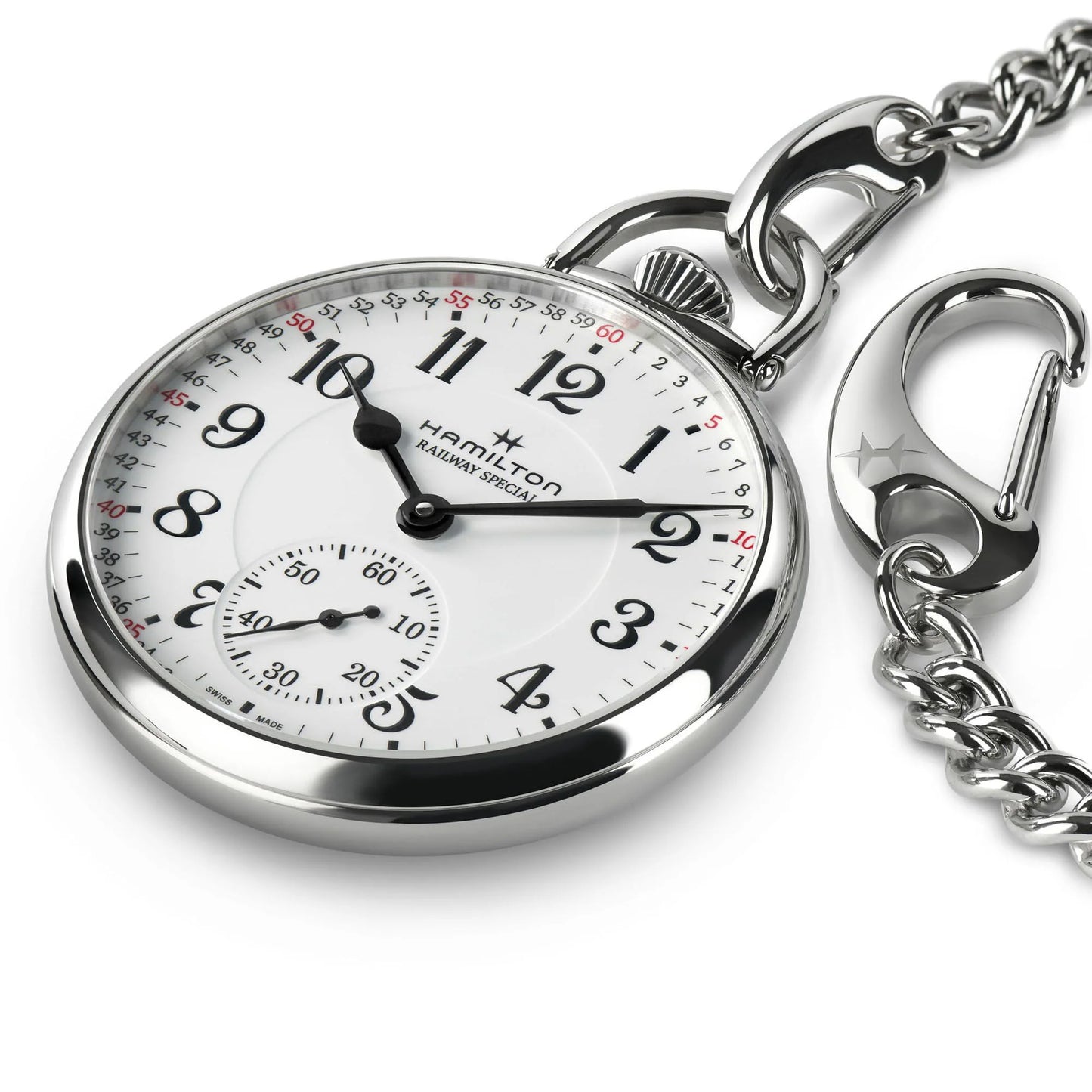 Hamilton American Classic
RailRoad Pocket Watch | Limited Edition
Mechanical | 50mm | H40819110