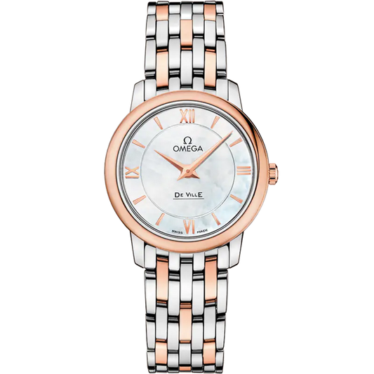 OMEGA De Ville Prestige
27.4 mm, steel ‑ red gold 18K on steel 424.20.27.60.05.002