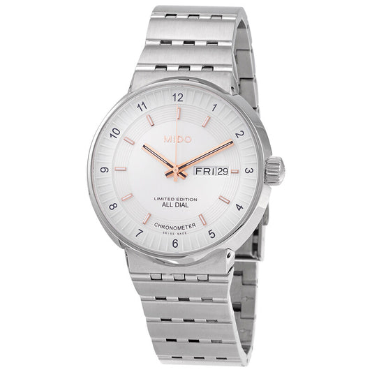 Mido Limited Edition All Dial Automatic Chronometer Silver Dial Men's Watch
M83404121