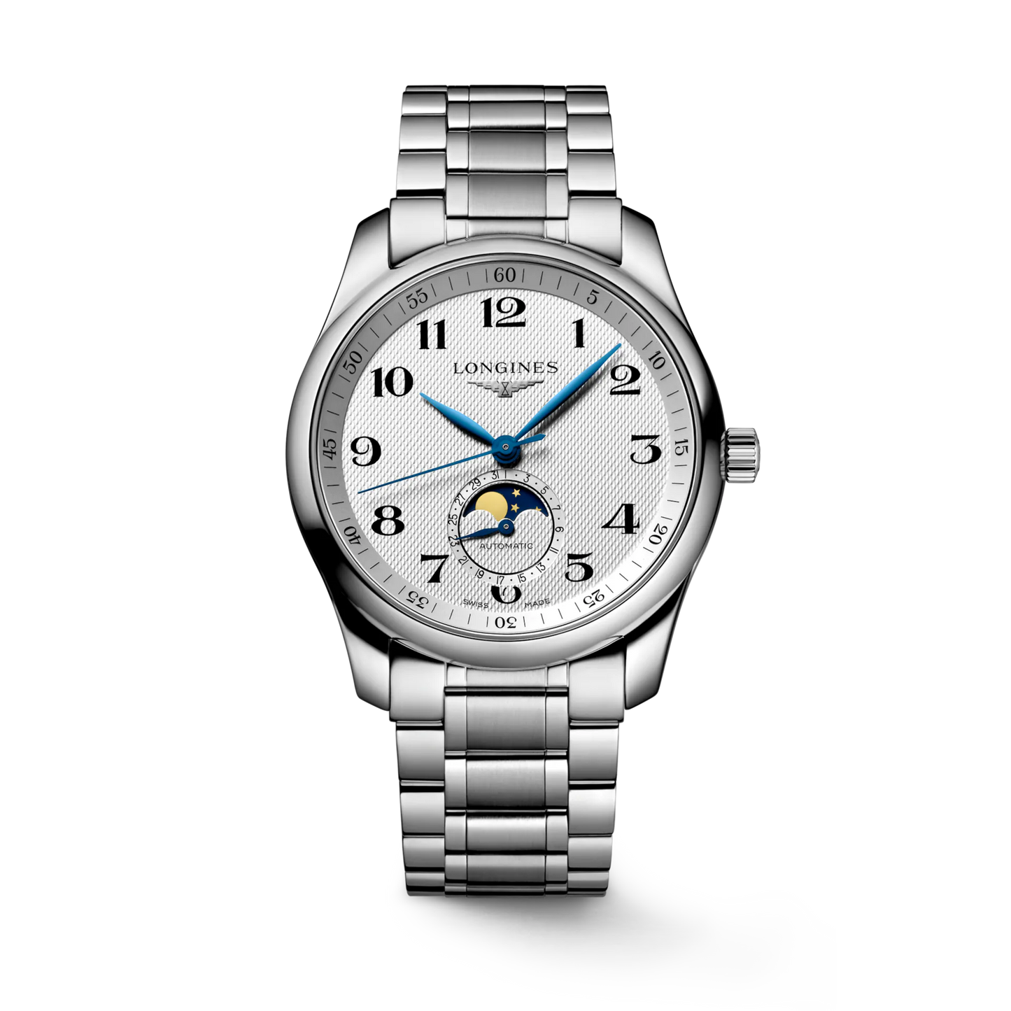 LONGINES MASTER COLLECTION MOONPHASE Automatic Watch 40 00 Mm Stai longines-master-collection-moonphase-automatic-watch-40-00-mm-stai