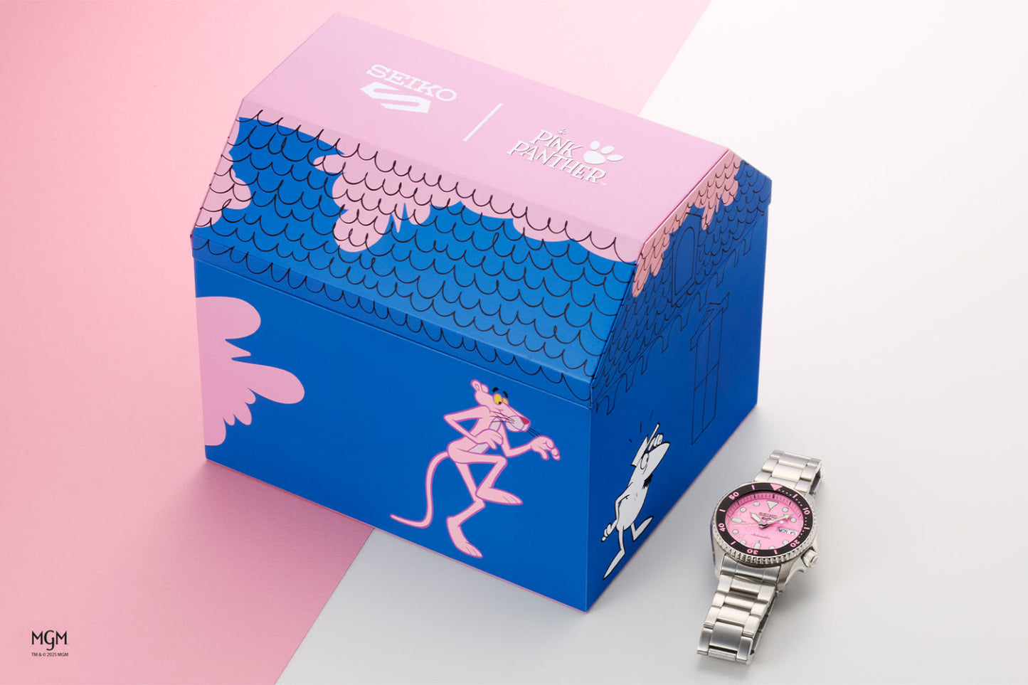 SEIKO 5 Sports Pink panther Limited Edition of 9999 pieces 
SRPM07K1