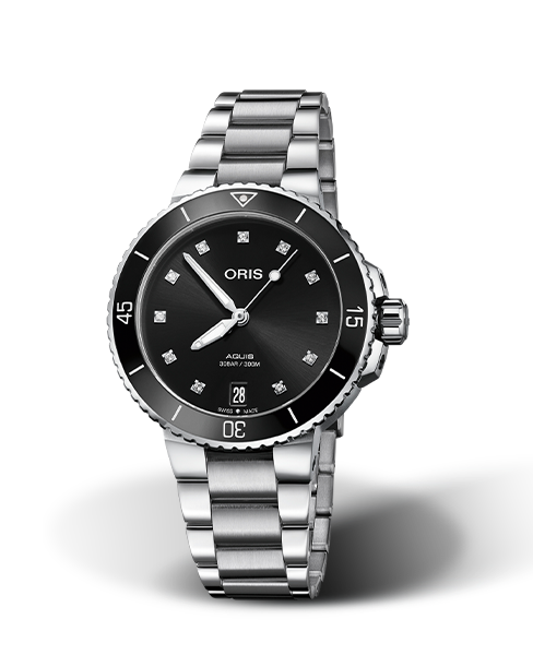 ORIS AQUIS DATE DIAMONDS 01 733 7731 4194-07 8 18 05P